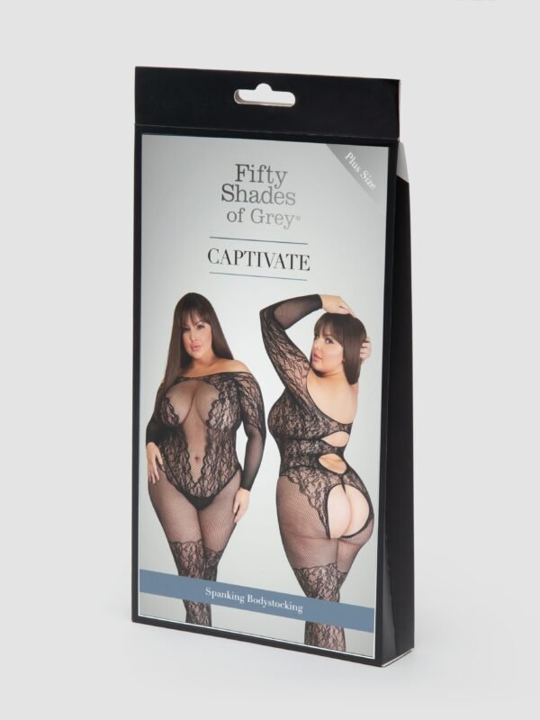 Fifty Shades of Grey Captivate Plus Size Lace Spanking Bodystocking