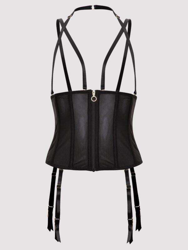 a47301g84799_1 Lovehoney Plus Size Secret Silhouette Black Steel-Boned Waspie