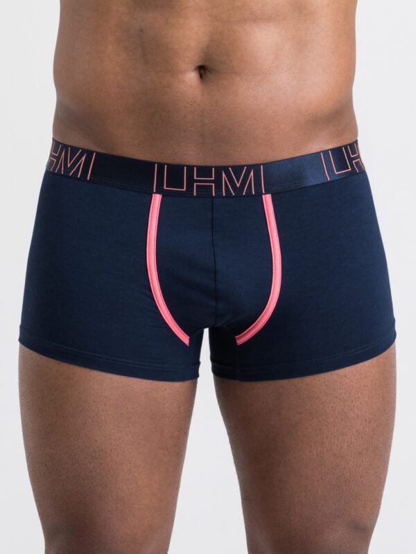 LHM Modal Navy Blue Contrast Boxer Shorts