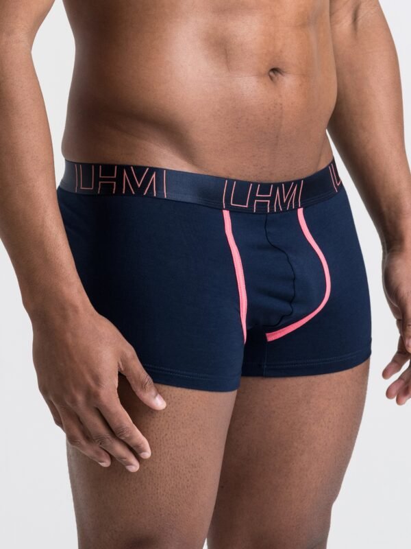LHM Modal Navy Blue Contrast Boxer Shorts