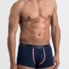 LHM Modal Navy Blue Contrast Boxer Shorts