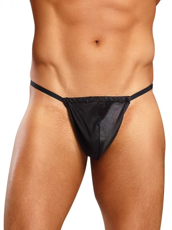 a46776g83978_1 Male Power Black Smooth Satin Posing Pouch