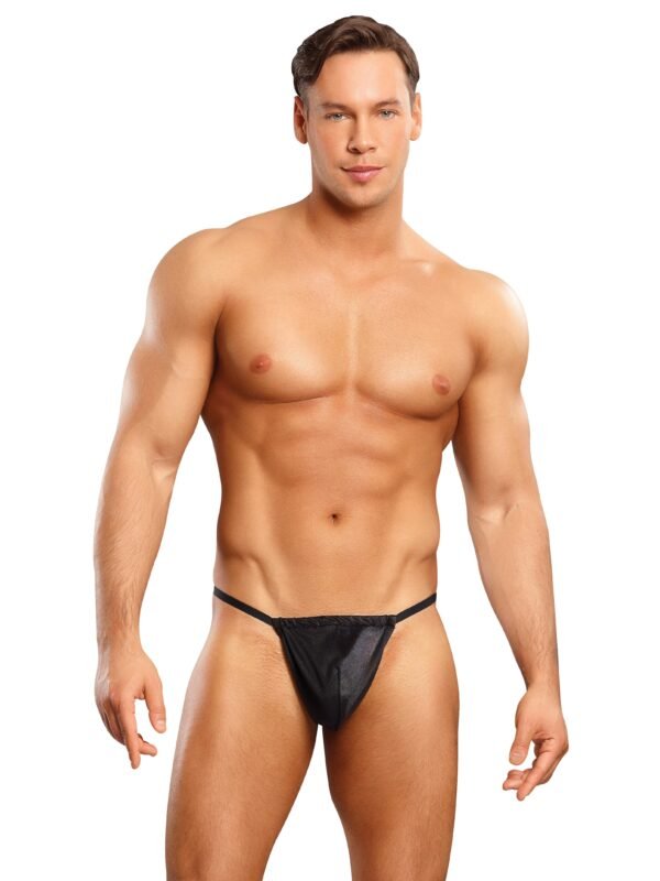a46776g83978_3 Male Power Black Smooth Satin Posing Pouch