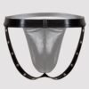 a48194g85937_2 LHM Tough Love Black Wet Look Studded Jockstrap
