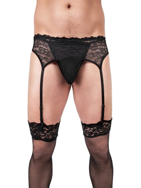 Prowler Men's Lace Suspender Belt