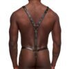a49876g87949_3 Male Power Black Studded Wet-Look Harness Thong