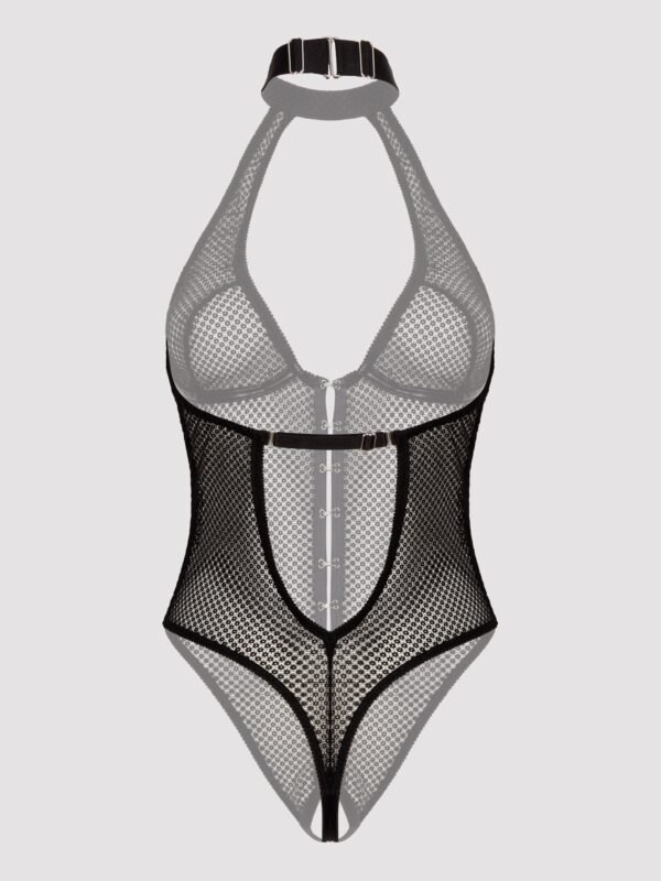 Lovehoney Forbidden Romance Black Mesh Crotchless Body