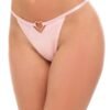 Oh La La Cheri Pink Heart Thong