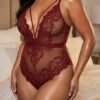 Lovehoney Plus Size Lustful Liaison Red Body