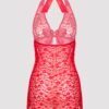 Lovehoney Plus Size Unwrap Me Red Lace Babydoll