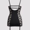 Lovehoney Plus Size Seduce Me Black Push-Up Chemise Set