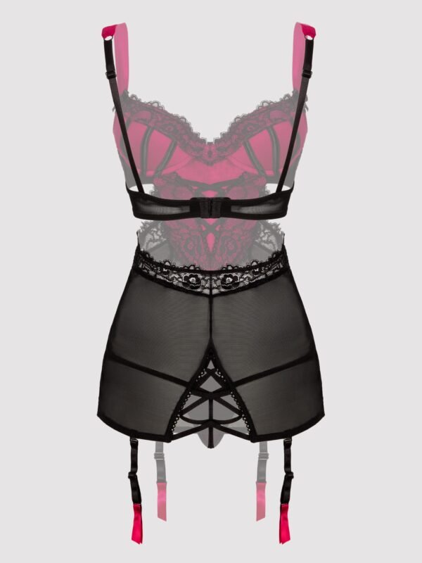 Lovehoney Plus Size Boudoir Belle Cherry Cut-Out Chemise Set