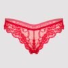 Lovehoney Plus Size Bombshell Red Lace Babydoll Set