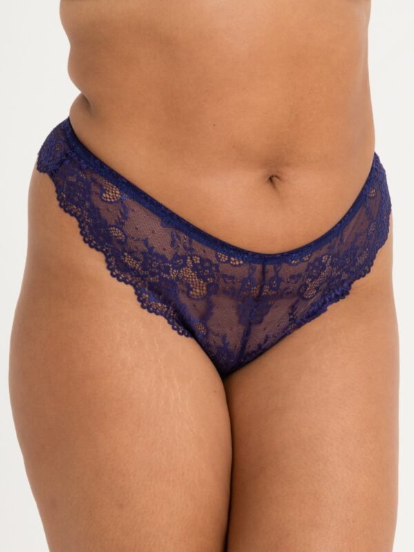 Lovehoney Plus Size Bombshell Blue Lace Babydoll Set