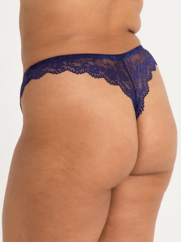 Lovehoney Plus Size Bombshell Blue Lace Babydoll Set