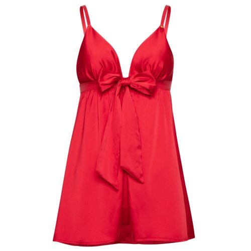 Lovehoney Unwrap Me Red Satin Babydoll Gift Set