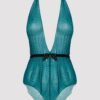 a37329g74247_6 Lovehoney Plus Size Barely There Sheer Green Crotchless Teddy