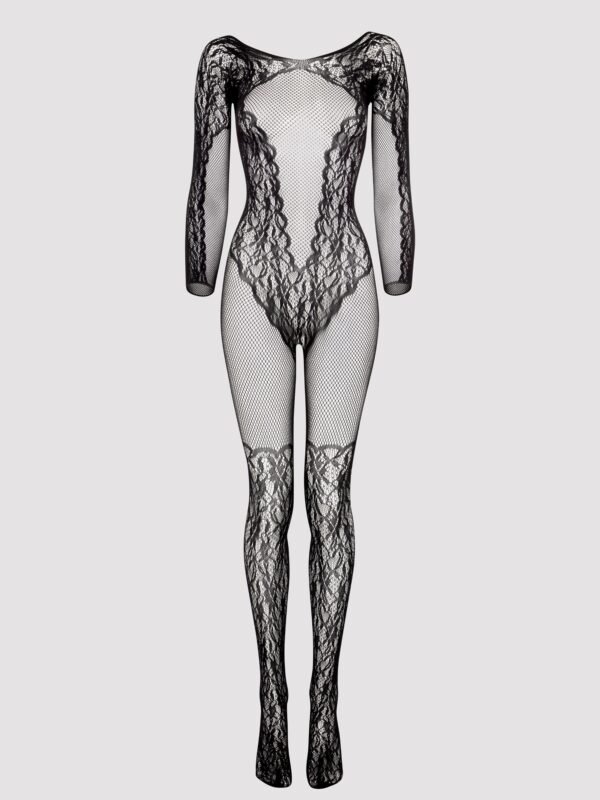 Lovehoney Plus Size All About That Lace Fishnet Bodystocking