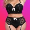 Lovehoney Seduce Me Plus Size Push-Up Longline Bra Set