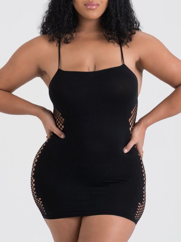 Lovehoney Plus Size Hourglass Black Mini Dress