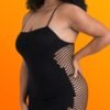 Lovehoney Plus Size Hourglass Black Mini Dress
