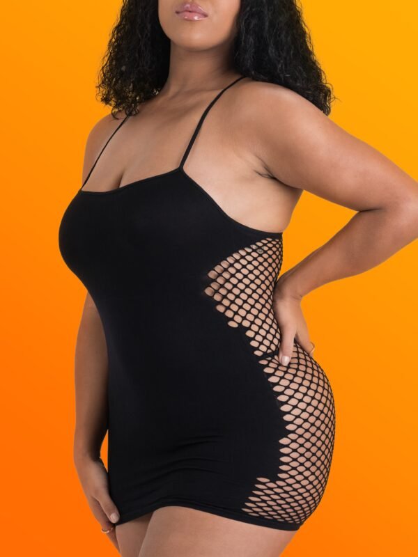 Lovehoney Plus Size Hourglass Black Mini Dress