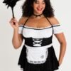 Lovehoney Fantasy Plus Size French Fancy Maid Costume