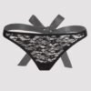 Lovehoney Plus Size Unwrap Me Women's Black Thong