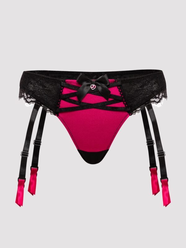 Lovehoney Plus Size Boudoir Belle Cherry Garter Thong