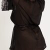 Lovehoney Plus Size Barely There Sheer Black Robe