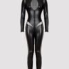 Lovehoney Plus Size Fierce Wet Look Zipper Cut-Out Catsuit