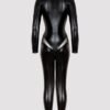 Lovehoney Plus Size Fierce Wet Look Zipper Cut-Out Catsuit