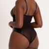 Lovehoney Fierce Muse Wet Look Crotchless Teddy