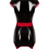 Lovehoney Fantasy Racing Heart Wet Look Nurse Costume