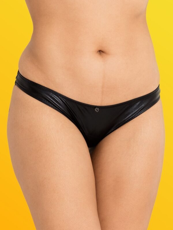 Lovehoney Wet Look Crotchless Panties