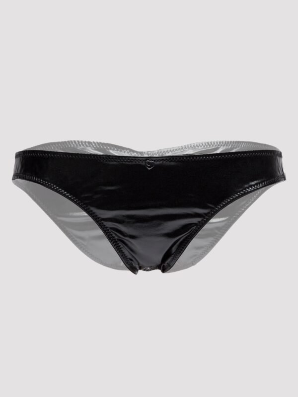 Lovehoney Wet Look Crotchless Panties