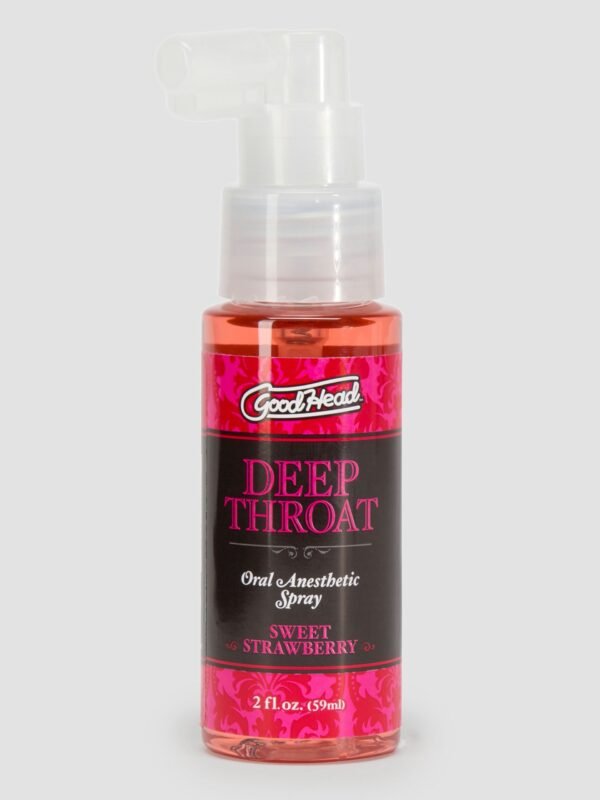 72902_2 Doc Johnson Good Head Deep Throat Strawberry Oral Anesthetic Spray 2 fl oz