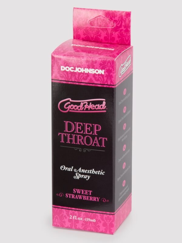 72902_3 Doc Johnson Good Head Deep Throat Strawberry Oral Anesthetic Spray 2 fl oz