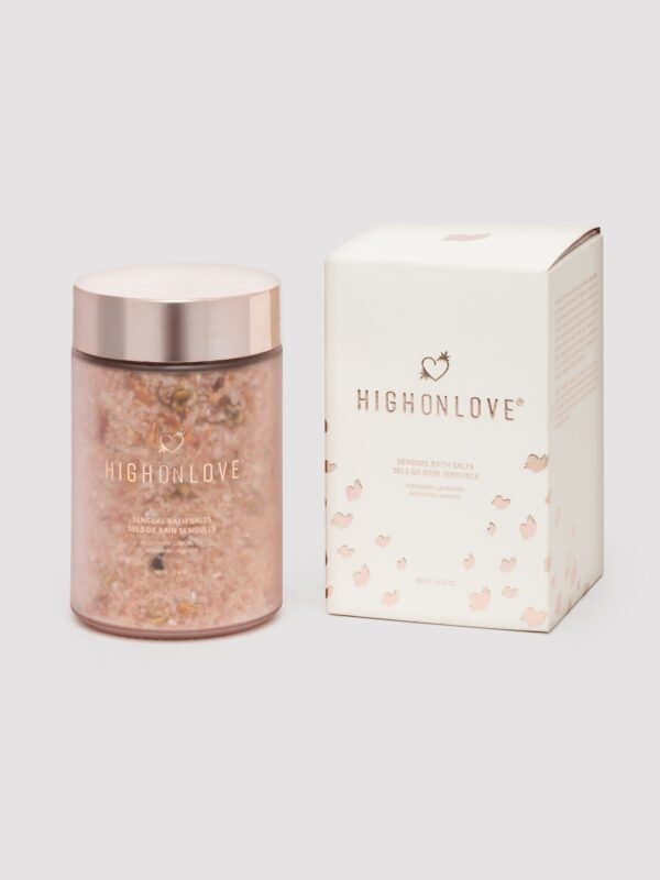HighOnLove Sensual Rosemary & Lavender Bath Salts 17.6 oz