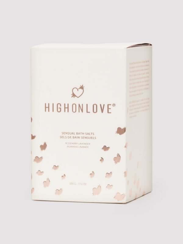 HighOnLove Sensual Rosemary & Lavender Bath Salts 17.6 oz
