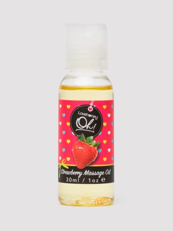 54513_1 Lovehoney Oh! Strawberry Kissable Massage Oil 1.0 fl.oz