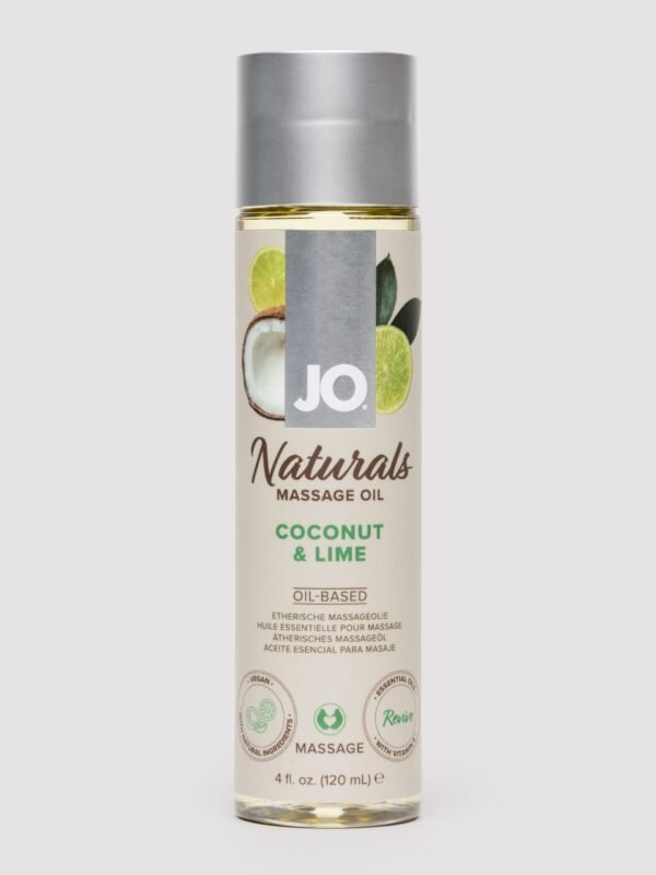 86670_1 System JO Naturals Coconut and Lime Massage Oil 4 fl oz