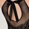 Lovehoney Lace and Fishnet Crotchless Basque Bodystocking