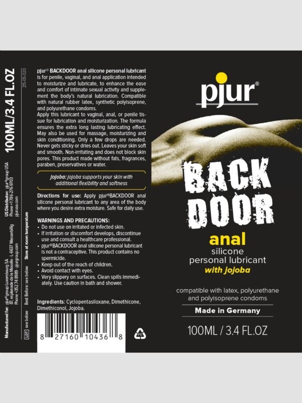 pjur Back Door Silicone Anal Lubricant 3.4 fl oz