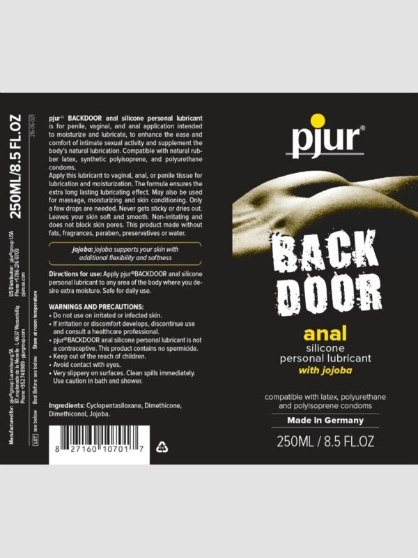 pjur Back Door Silicone Anal Lubricant 8.5 fl oz