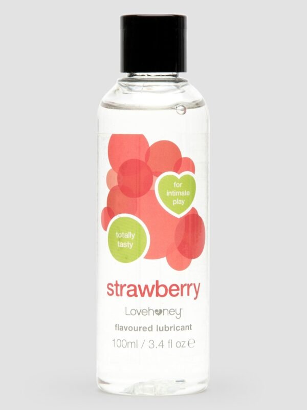 70842_1 Lovehoney Strawberry Flavored Lubricant 3.4 fl oz
