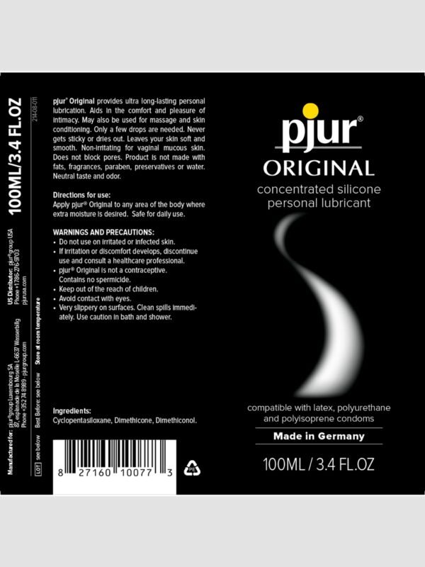 pjur Original Silicone Lubricant 3.4 fl oz