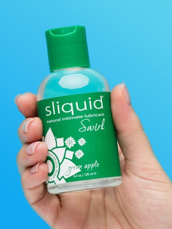 Sliquid Swirl Green Apple Flavored Lubricant 4.2 fl oz