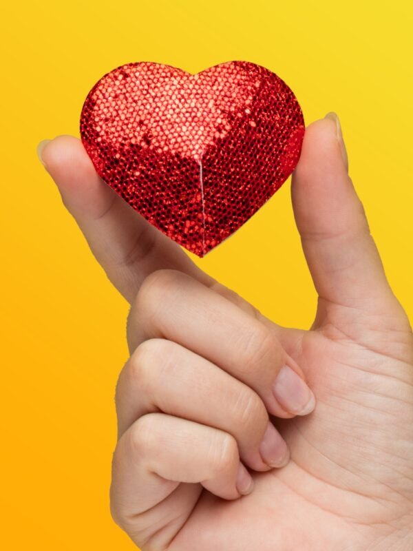 Lovehoney Oh! Red Heart Shaped Nipple Pasties