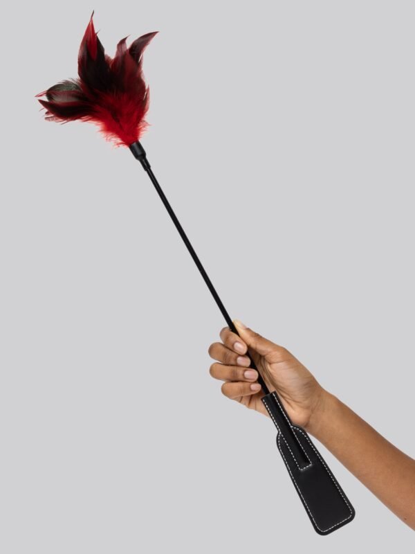 85824_4 Sex & Mischief 2-in-1 Feather Tickler Riding Crop